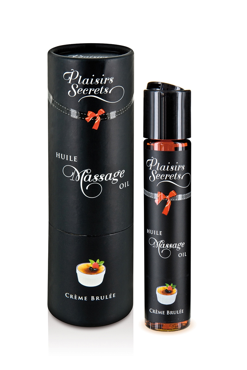 Huile de massage gourmande – Crème Brulée Huile de massage gourmande – Crème Brulée