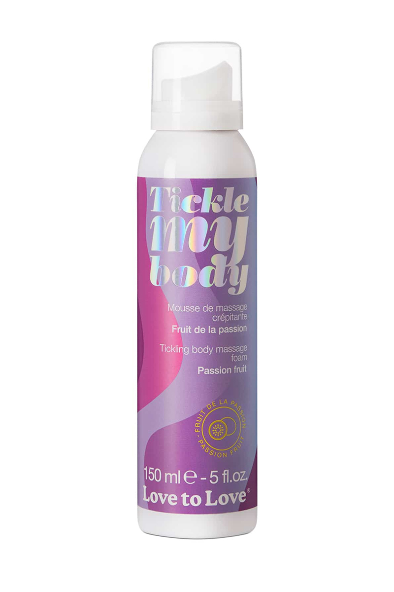 Mousse massage crépitante – fruits de la passion