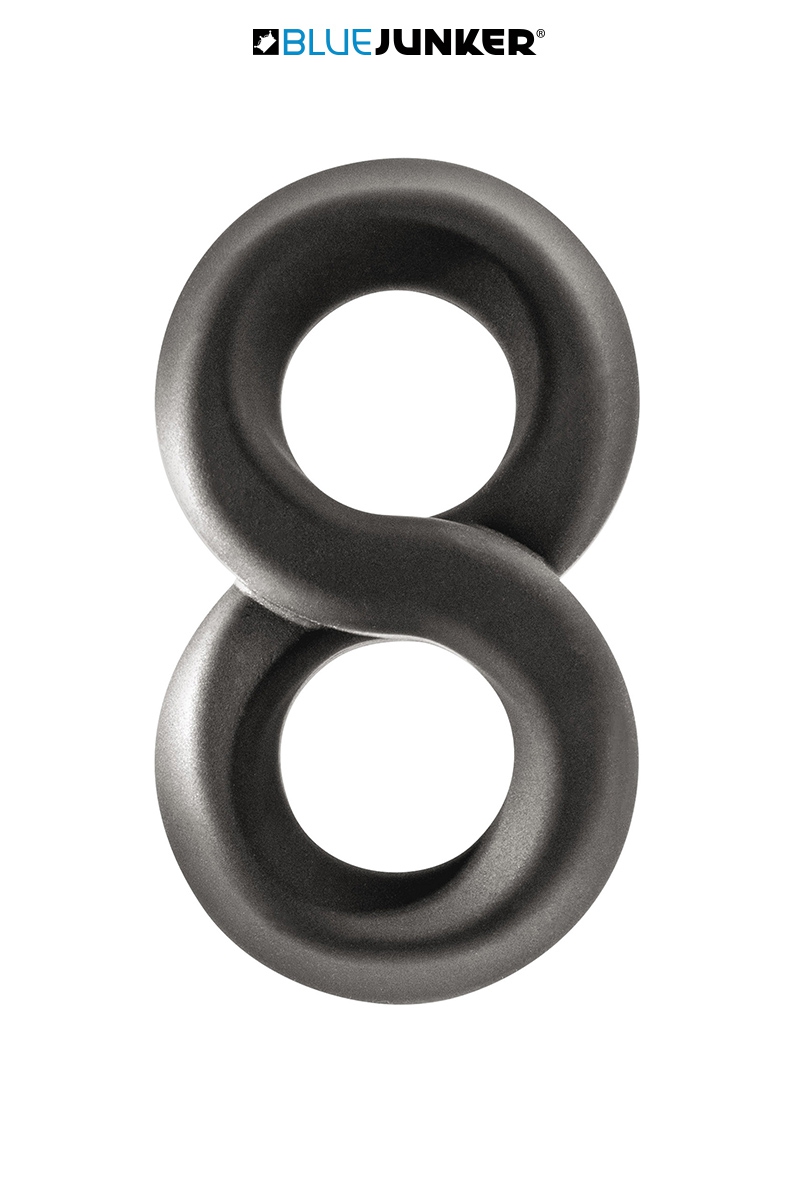 Double cockring en 8 – Blue Junker Double cockring en 8 – Blue Junker