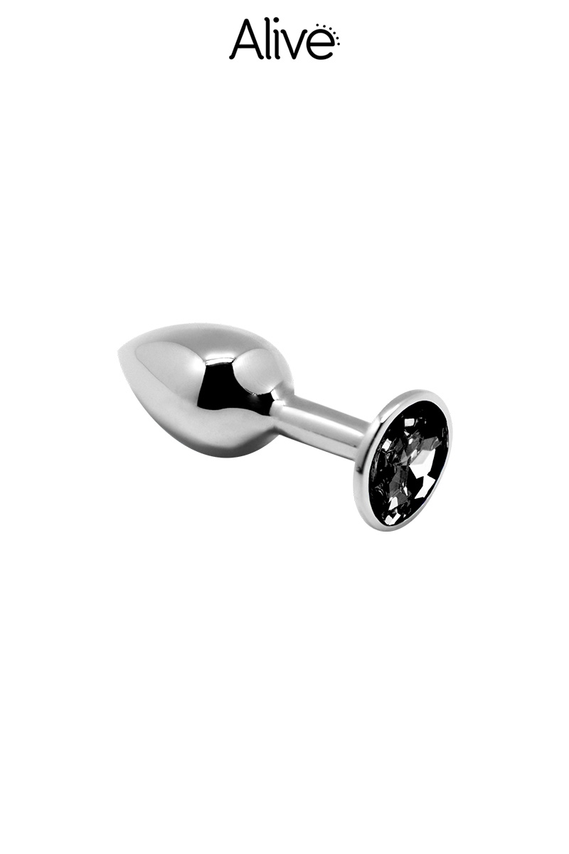 Plug métal bijou noir S – Alive Plug métal bijou noir S – Alive