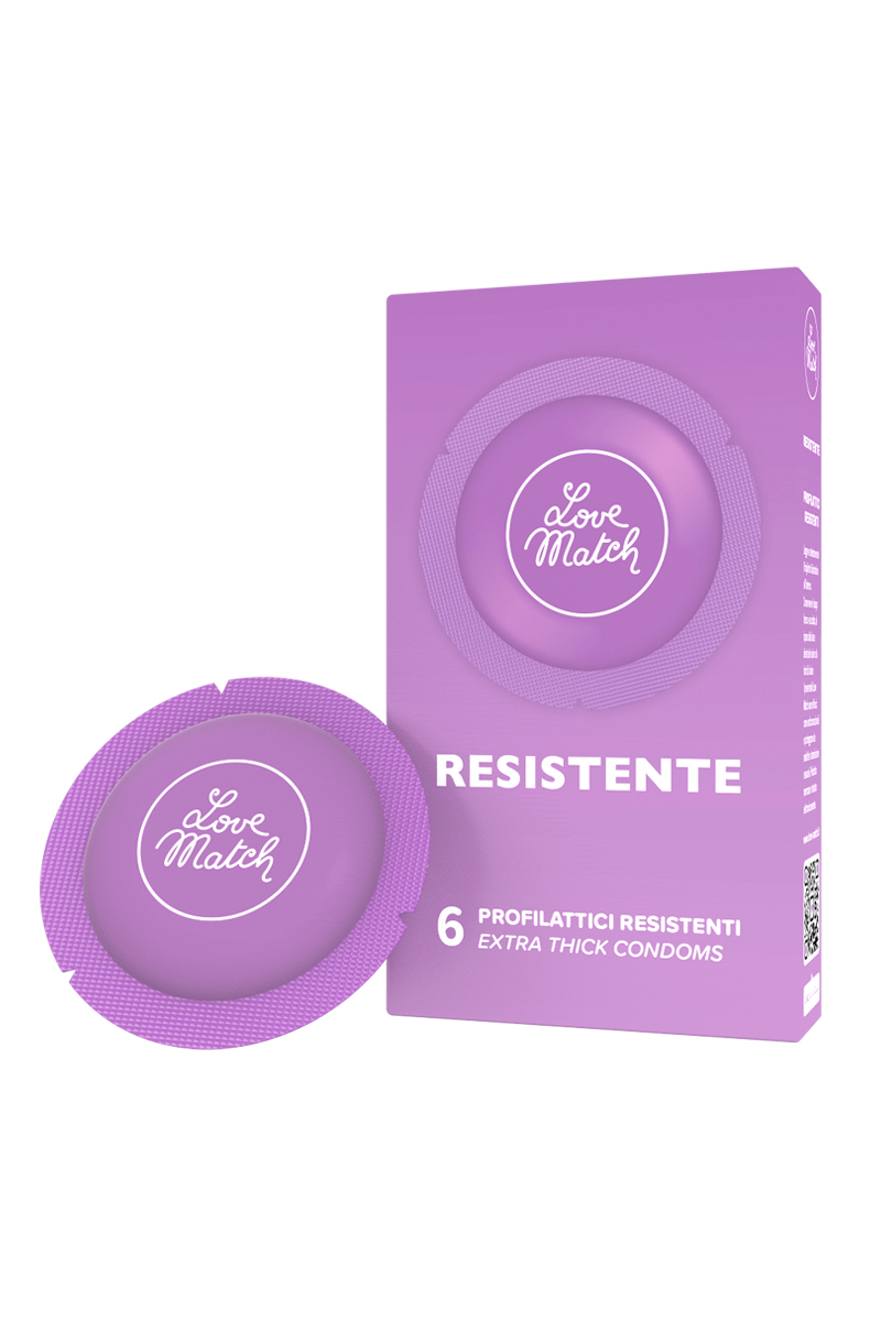6 Préservatifs ULTRA résistants – Love Match