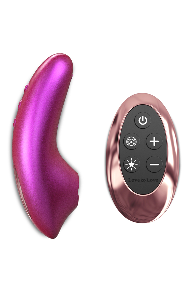 Masseur clitoridien télécommandé Dreamer Iridescent Berry – Love to Love
