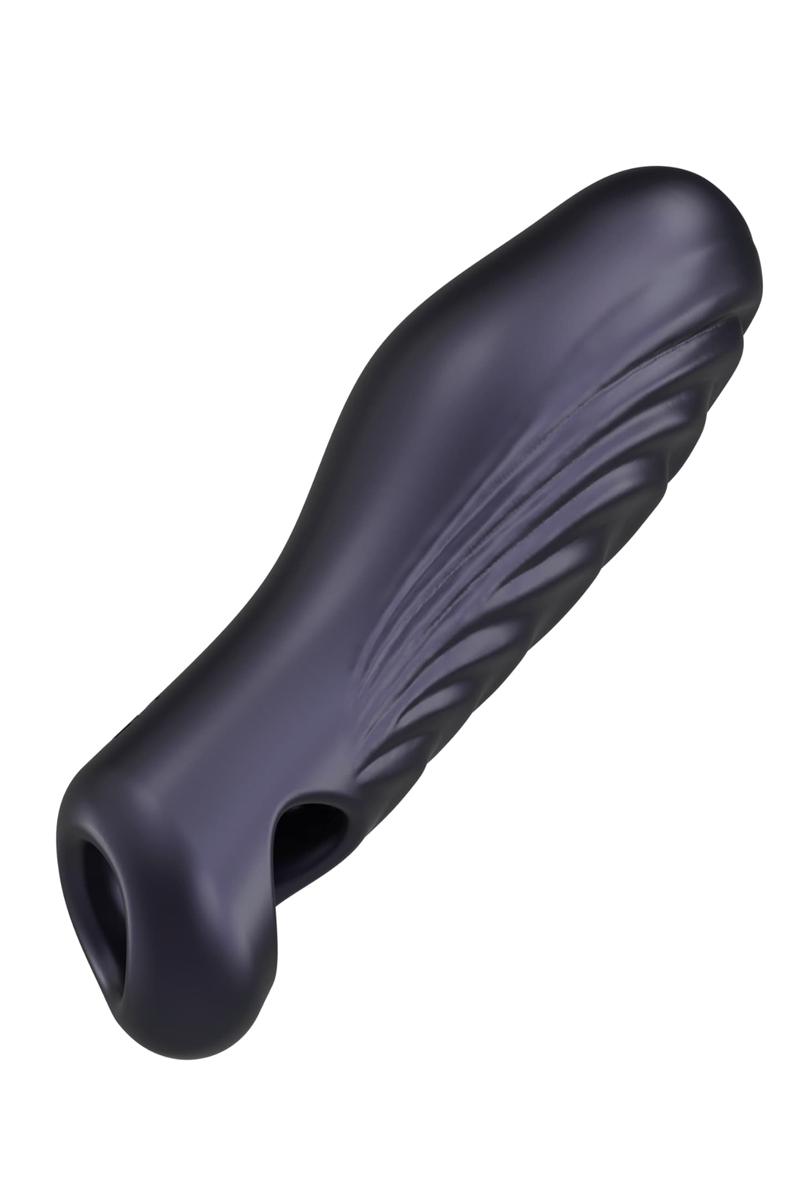 Gaine de pénis 3 en 1 Ryzer Black Plum – Man Wan
