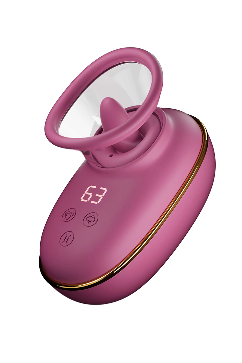 Pompe clitoridienne avec léchage et vibrations – She.E.O