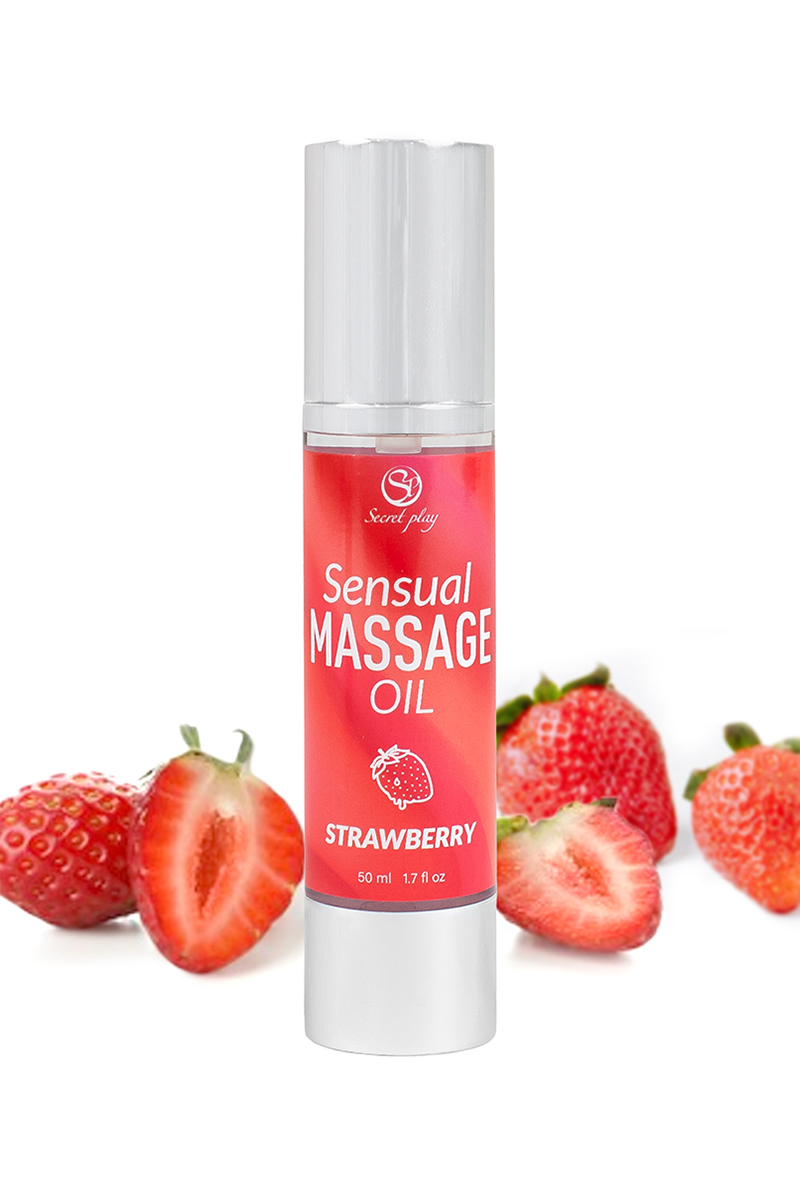 Huile de massage Fraise - Secret Play – Image 2