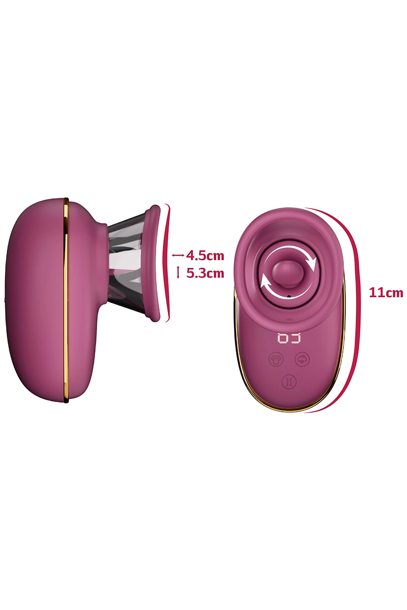 Pompe clitoridienne avec léchage et vibrations - She.E.O – Image 3