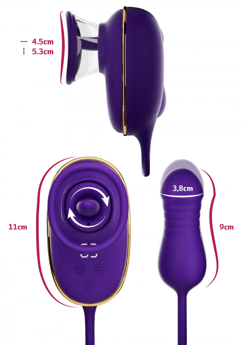 Stimulateur clitoridien et anal - She.E.O – Image 3