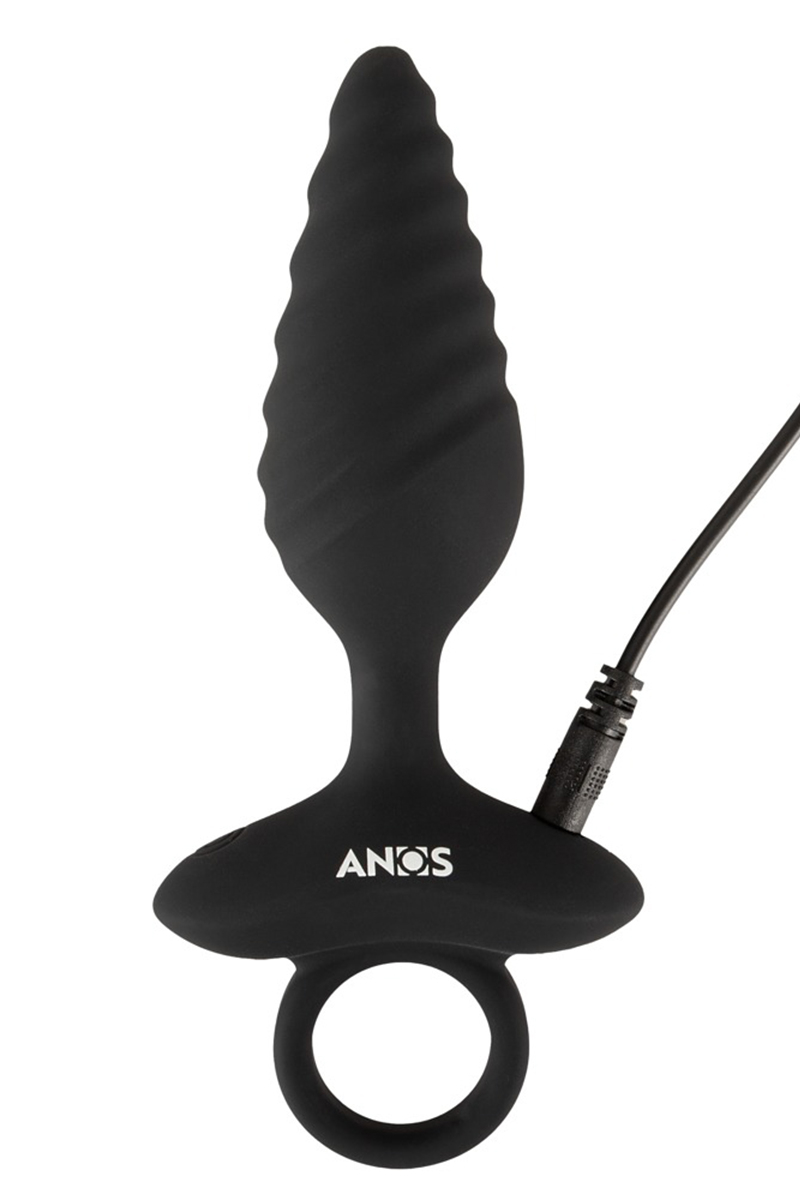 Plug vibrant flexible avec Design en spirale - Anos – Image 3