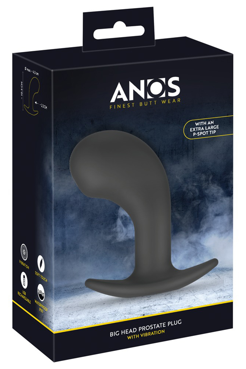 Plug prostatique vibrant Big Head - Anos – Image 4